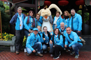 Foto van alle vrijwilligers van de oktoberreis